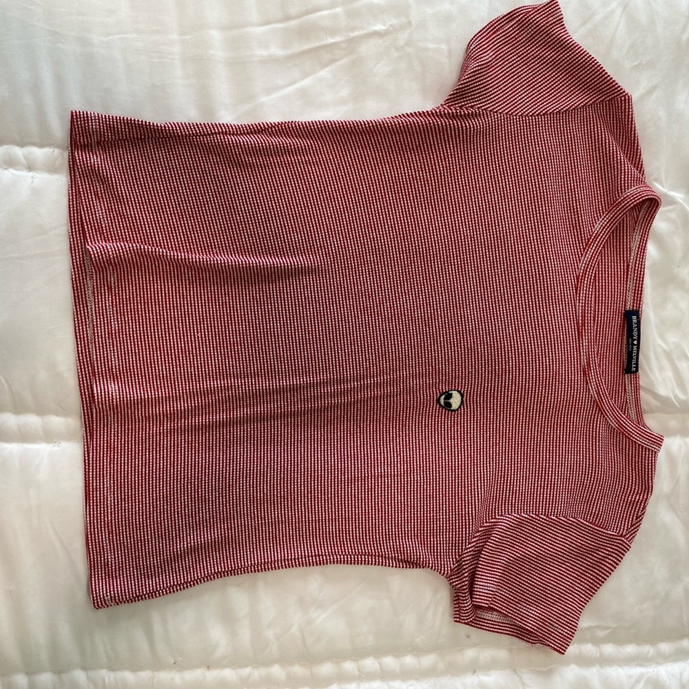 Brandy Melville Alien Candy Stripe Tee